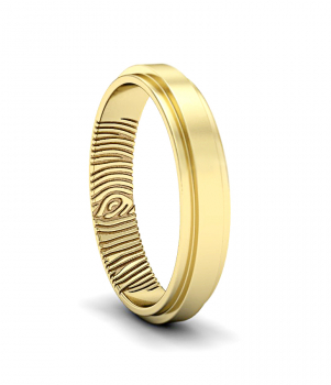 Кольцо с отпечатком пальца (Мод. 106)